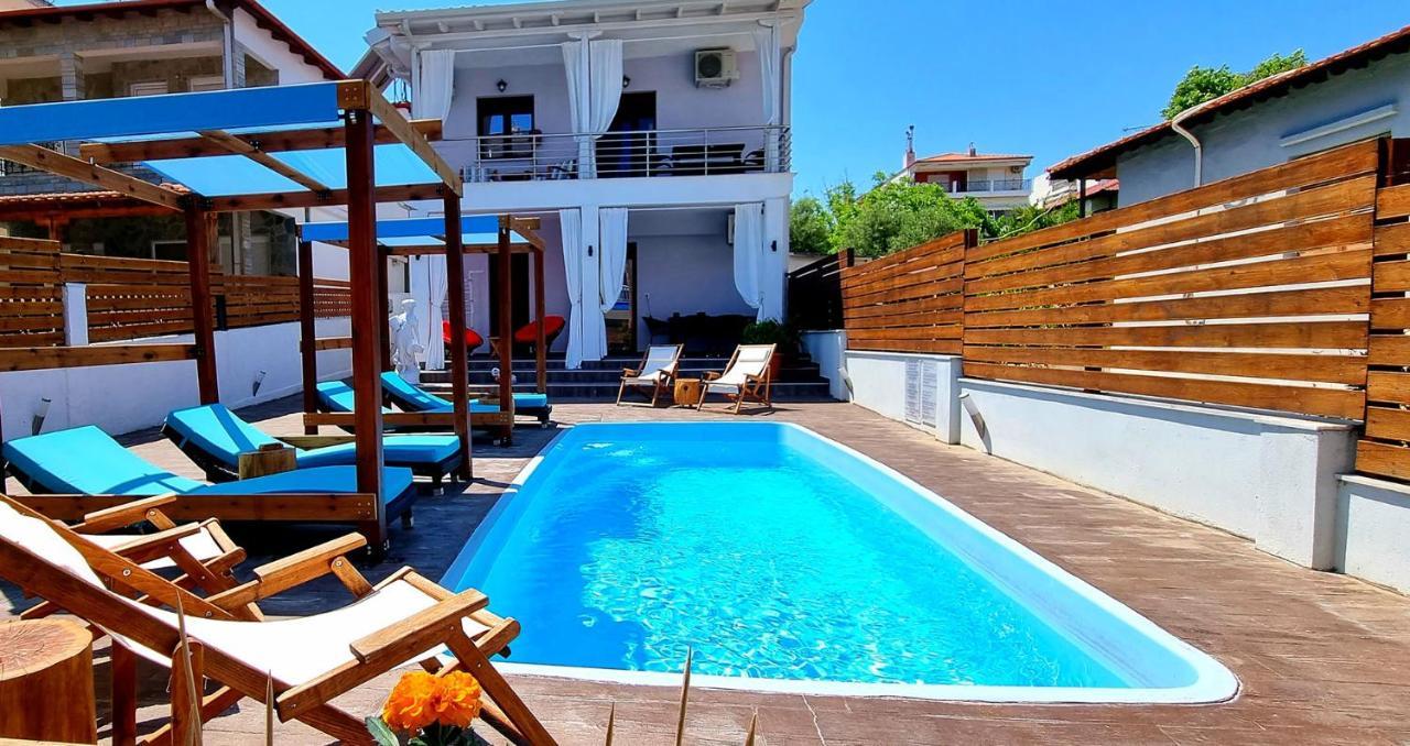 Villa Azzuro Ground Floor Nea Kallikrateia Экстерьер фото